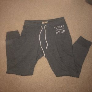 Gray Hollister Joggers